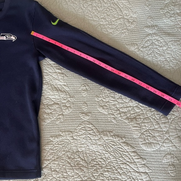 Nike x NFL Seahawks Long Sleeve Thermal in Navy Size Medium - Picture 9 of 9